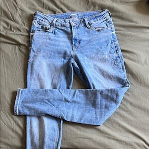 Old Navy Light Blue Women's Skinny Mid Rise Jeans
